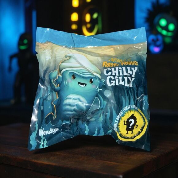 Frosty Frights Wendy’s Frosty Frights chilly Gillt Figure Kids Meal Toy A22 - Picture 1 of 2